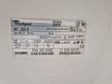 a label on the back of a refrigerator that says whirlpool