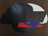 a picture of a book with a picture of a helmet on it
