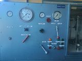 a control panel with various gauges and gauges on it
