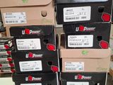several boxes of power ups are stacked on top of each other