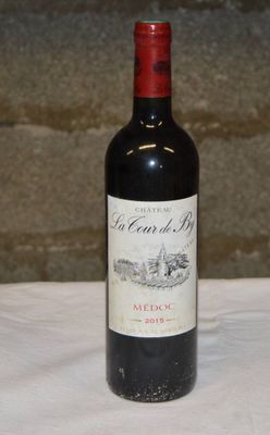 12 btl LA TOUR DE BY 2015 Medoc rouge