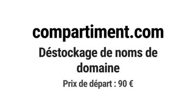 Nom de domaine compartiment.com.