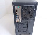 an image of a computer tower with a keyboard and mouse