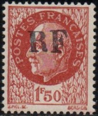 a stamp with a picture of a man ' s face on it
