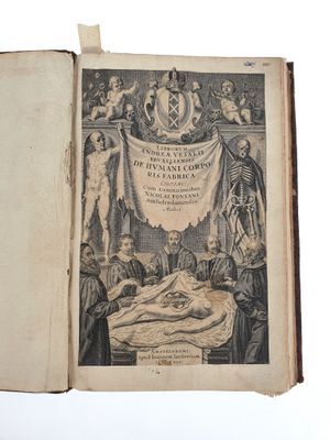 [ANATOMIE]. VÉSALE (André). De Humani corporis fabrica.