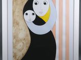 an image of a painting of a woman holding a baby