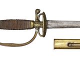 an image of a sword and a pen on a white background