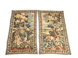 paire de panneaux de tapisserie d'Aubusson française du XIXe siècle