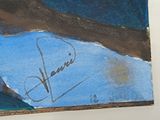 a picture of a painting on the wall of a room