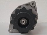a close up of a motor on a white surface
