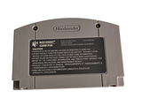 a close up of a nintendo game card on a white background