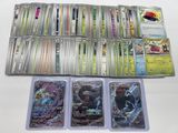 many different types of pokemon cards on the table
