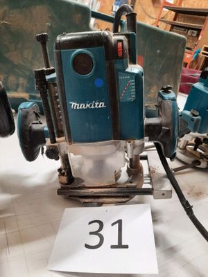 a blue machine that is sitting on a table