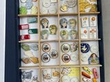 a box with a bunch of different items in it
