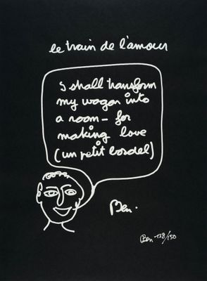 Ben Vautier - Le train de l'amour, 1991