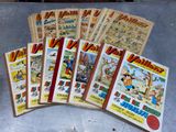 a lot of comics that are on the table
