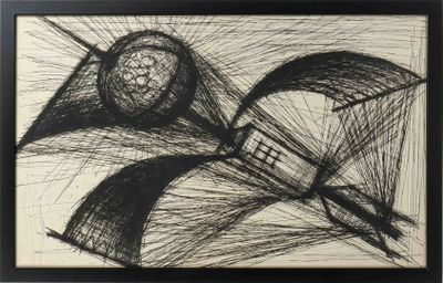 Bernard BUFFET (1928-1999) Voyages fantastiques - 1958 Point…