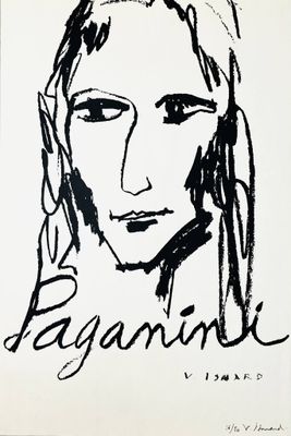 an image of a drawing of a woman with long hair