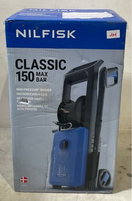 the box of the nilfisk classic 150 max pressurer