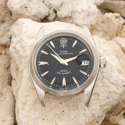 TUDOR PRINCE OYSTER DATE Montre-bracelet en acier, cadran no…