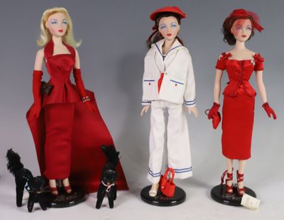 ASHTON DRAKE. Réunion de 3 poupées mannequin Gene Marshall d… - Photo 1