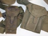 a lot of military items that are on the table