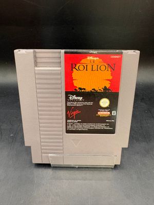 un gros plan d'un jeu Nintendo posé sur une table