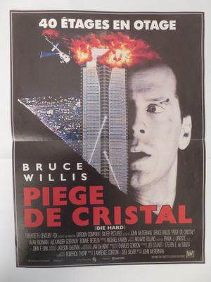 l'affiche du film « Pièces de cristal », avec Bruce Willis et Bruce Willis