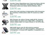 the screenshot of a cell phone showing a number of different items