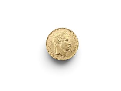 une pièce d'or portant un visage de femme