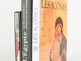 two books that are stacked on top of each other