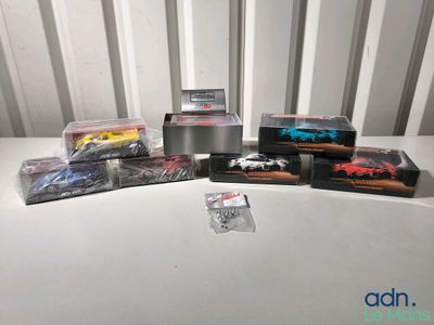 many different types of cars in the box