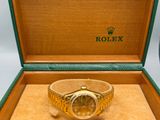 Montre Rolex pour femme en or jaune 18 carats, dans son coffret