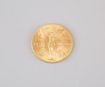 an image of a gold coin on a white surface