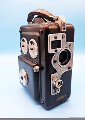 Caméra compacte en métal fort et acier avec poignée en cuir,…