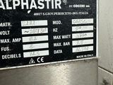 an image of a sign on a machine that says alphastr