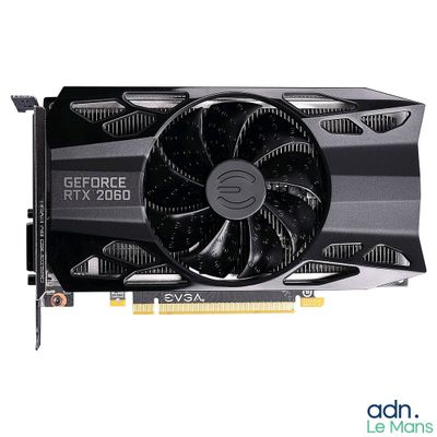 un gros plan d'une carte graphique surmontée d'un ventilateur