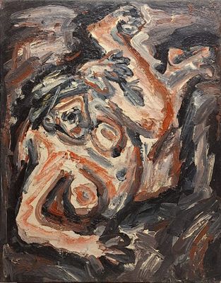 Jacques DANIEL (1920-2011) Nu transpirant, 1988/1989