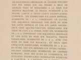 the back cover of a book with an image of a man in a suit