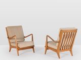 paire de fauteuils de salon danois du milieu du siècle dernier