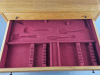 Coffret de ménagère en chêne et placage de chêne teinté, ouv… (photo 4)