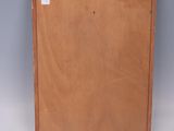 an image of a picture of a wooden box with a label on it