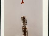 a picture of a space shuttle taking off from a launch pad