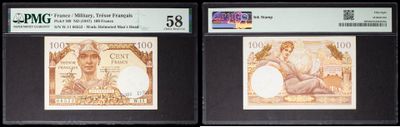 three different types of currency are displayed on a black background