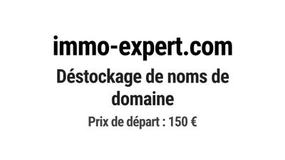 Nom de domaine immo-expert.com.