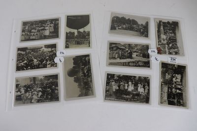Limoges Kermesse des 3 et 4 juillet 1909 15 cartes ( 2 feuil…