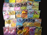 de nombreux types de cartes Pokémon sur fond noir