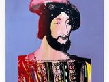 an image of a painting of a man with a beard and a hat