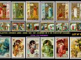 an image of a collage of tarot cards with images of women and men