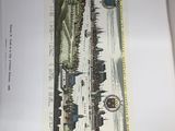 a picture of a book with a picture of a city on it